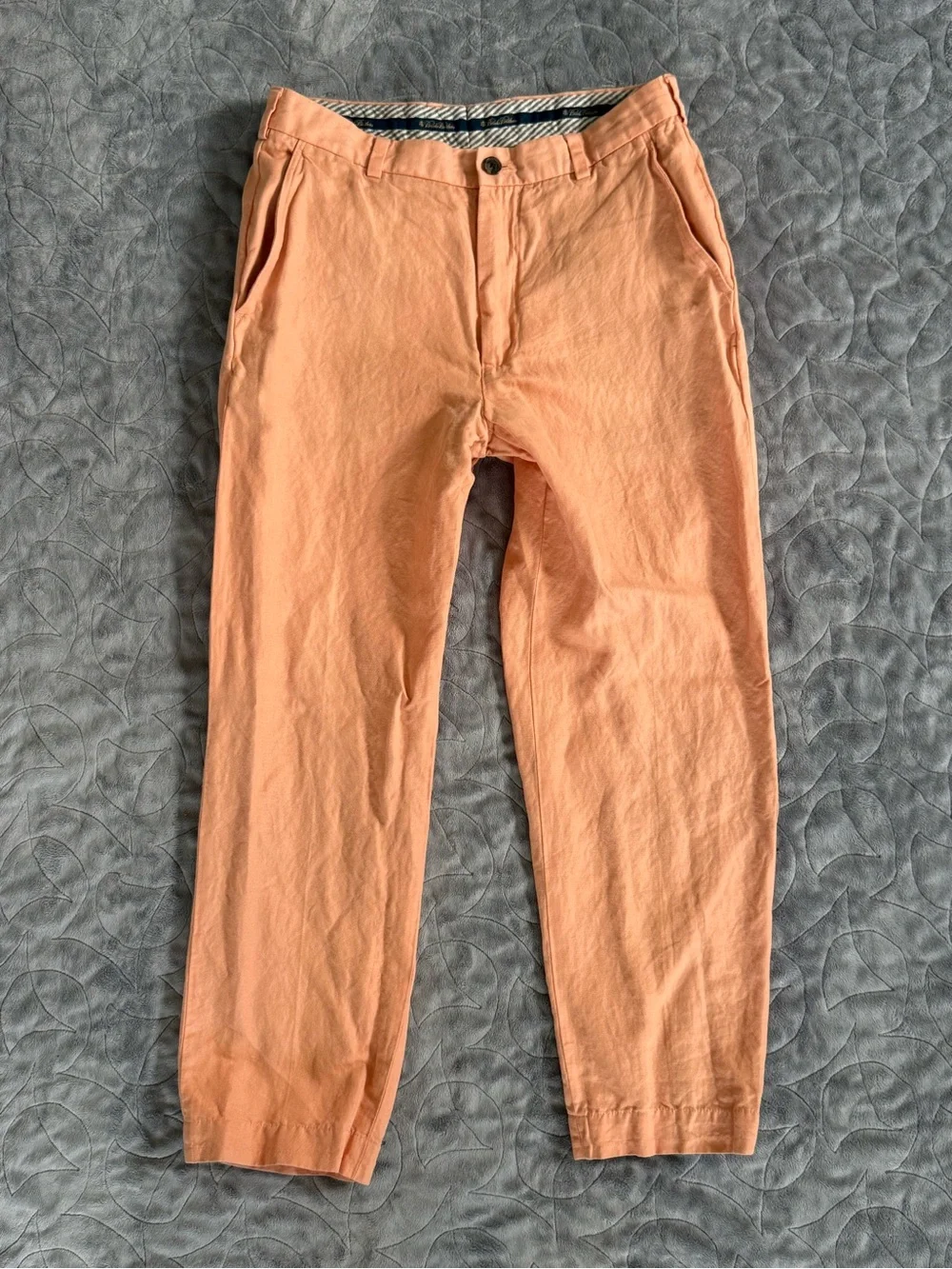 Brooks Brothers Peach Chinos - Slim Casual Trousers